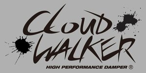 【玄武】★カッティングステッカー/ブラック★『CLOUD WALKER』 ステッカー ［240ミリ Black］ ST240CWK