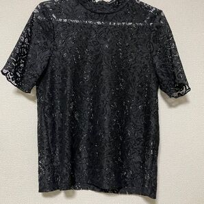 レースブラウス 半袖