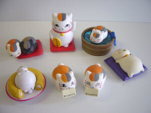 #Hwt28EC Natsume's Book of Friends nyanko. raw figure collection full 7 kind *TAKARATOMYARTS*200 jpy =010643_s