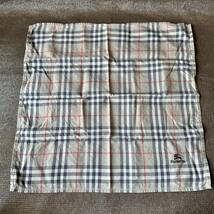 バーバリー BURBERRY ハンカチ ブランドハンカチ 6枚セット　チェック柄 メンズハンカチ 45×45 中古品　ベージュ　グレー　グリーン_画像2