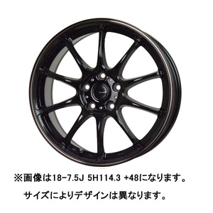 Gスピード G.speed P-07 4/100 17インチ 6.5J 45 ブラック＆ブロンズクリア(BK/BR)