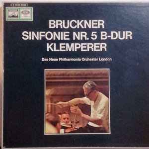 独エレクトローラ クレンペラー NPO ブルックナー 交響曲5番 2LP