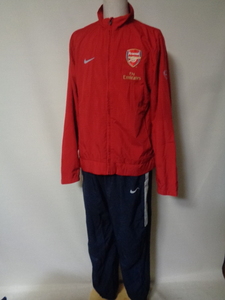  Nike NIKE Arsenal arsenal u-bn warm-up jacket × pants top and bottom setup lining mesh Wind L