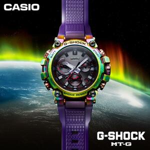 ♪国内正規品♪G-SHOCK MT-G【オーロラレインボー】MTG-B3000PRB-1AJR 新品