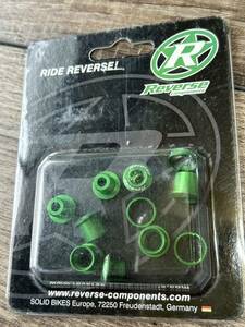 ★新品 ★REVERSE COMPONENTS リバースコンポーネンツ ★Germany ★CHAINRING BOLT SET 4 PCS ★OLD RARE部品多数出品中 VINTAGE MTB DH XC