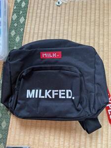 宝島社付録セブンイレブン限定MILKFED SPECIAL ショルダーバッグブラック