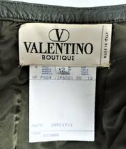 送料無料　VALENTINO BOUTIQUE ヴァレンチノ ブティック 　レザースカート_画像5