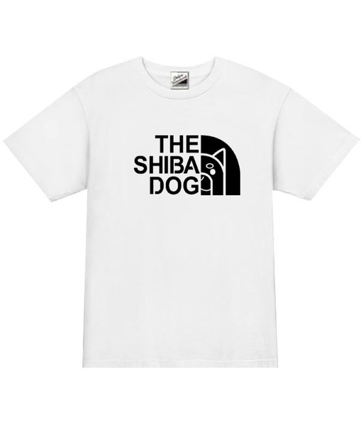 【パロディ白L】5ozシバドッグ柴犬Tシャツ面白いおもしろうけるネタプレゼント送料無料・新品