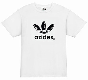 【azides白XL】5ozアジデスTシャツ面白いおもしろパロディネタプレゼント送料無料・新品2300円