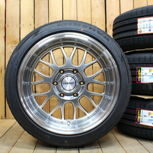 200系 ハイエース オーバーフェンダーサイズ 18インチ 9J+25 ファブレス LM-9 ワイド 225/45R18 新品 タイヤ ホイール 4本SET