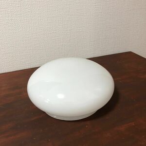 昭和レトロ　ガラス製　丸型ランプシェード　電笠　最終価格
