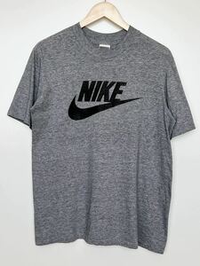 80s USA製 NIKE スウォッシュ Tシャツ L ナイキ ヴィンテージ ビンテージ 90s 70s ロゴ レア 古着 