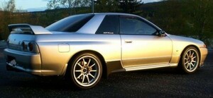 スカイラインR32 GTR BNR32 EB-STYLE サイドスカートエクステンション カーボン