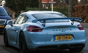 12-15年式 ポルシェボクスター CAYMAN 981 GT4-STYLE リアディフューザー FRP