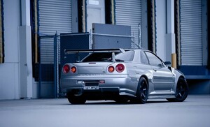 スカイライン R34 GTR BNR34 Z-STYLE リアバンパー FRP