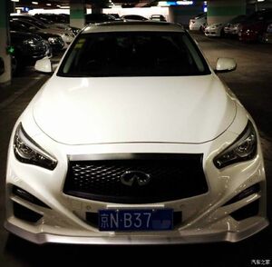  Skyline V37 Infinity Q50 FRP IMP-STYLE front bumper ( daylight DRL attaching )