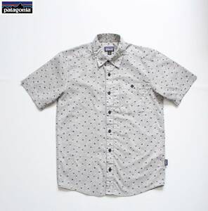 【 patagonia パタゴニア 】クラゲ GO TO SHIRT 半袖 ゴー トゥ シャツ XS 52691 オーガニックコットン 総柄 ジェリーフィッシュ SP17