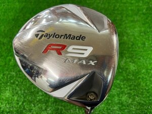 1★1W【TaylorMade/テーラーメイド】R9 MAX ドライバー 2009年モデル 9.5° Motore フレックスS [札幌/店頭引取可] ★2304