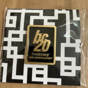 新品未開封 布袋寅泰 バッジ beat crazy 20th ANNIVERSARY