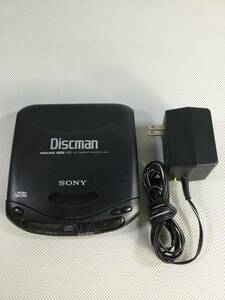 U57◇SONY ソニー D-140 Discman ディスクマン CDウォークマン　アダプター付き　ジャンク品