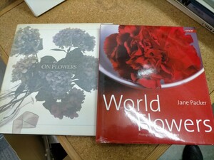 ★洋書 写真集 フラワーアレンジメント　2冊セット　World Flowers　Jane Packer　ON FLOWERS　キャサリン・クレイマン　写真集 Used