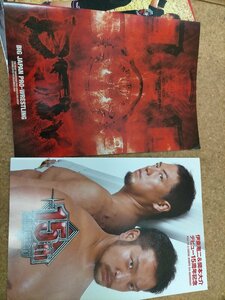 ★プロレス　パンフ　４冊　伊東竜二１５周年　大日本プロレス　DDT　WRESTLE-1　Used