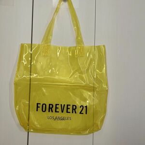 FOREVER21 トートバッグ ビニールバッグ ビーチバッグ エコバッグ