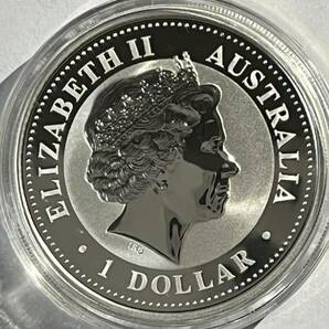 2006年 日豪交流記念硬貨 純銀製 オーストラリア    シルバーコイン 1ドル 1オンスの画像2