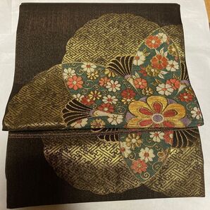 花柄袋帯