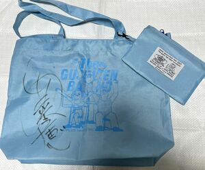  Amuro Namie autograph autograph play Golden Eggs Live concert goods eko-bag blue tote bag 