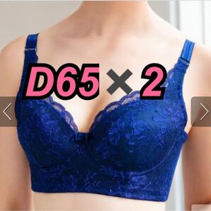 新イアム ブラジャー D65 パープルネイビー