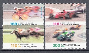 ドイツ 1999年未使用NH スポーツ/レース競技#2031-2034
