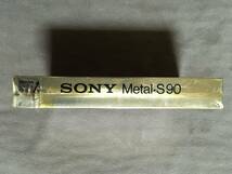 【 送料無料！!・希少な1984年発売の90分テープ！・未開封品！】★SONY ソニー カセットテープ◇Metal-S 90◇メタルポジションTYPE Ⅳ★_画像4