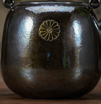 古銀 茶壺 「純銀櫻花紋提梁壺」 銀瓶 煎茶 湯沸 急須 茶道具 南鐐 金工 茶器 時代物 銀純度99.9% LT-05420_画像6