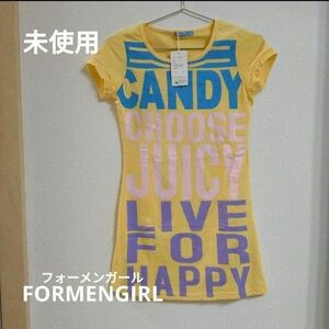 【FORMENGIRL フォーメンガール】【未使用】Tシャツ／カットソー　F