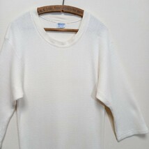 《もっちり肉厚 / 42‐44 / Lサイズ》60s Sears ロング丈 サーマル シャツ towncraft penny's アンダーシャツ Tシャツ ビンテージ 50s _画像4