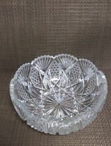 ガラス　ボール　ガラス食器　器　ボヘミアガラス　直径約22cm　サラダボール　フルーツ_画像5