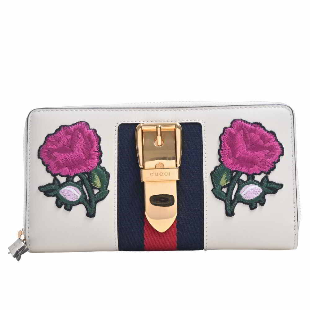 希少 GUCCI グッチ 17AW フローラル エンブロイダリークルーネック