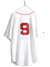 大きいサイズ XL ■ MLB オフィシャル Majestic レッドソックス ベースボール シャツ メンズ 古着 ゲームシャツ ユニホーム メジャーリーグ_画像6