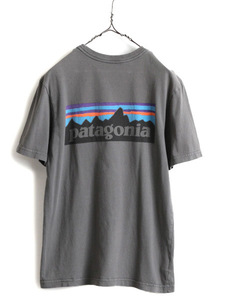 USA製 ■ 16年製 パタゴニア プリント 半袖 Tシャツ メンズ XS / Patagonia アウトドア フィッツロイ オーガニック コットン ボックスロゴ