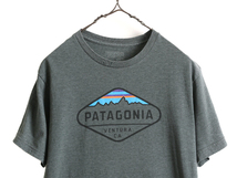 ■ パタゴニア プリント 半袖 Tシャツ メンズ M / 古着 Patagonia アウトドア グラフィック イラスト アート フィッツロイ スリムフィット_画像2