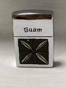 中古　ZIPPO ジッポー 『　Guam グアム　』　型番J−02(中型番J−02）