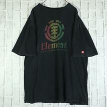 【大人気カラー】ELEMENT エレメント センターロゴ Tシャツ_画像2