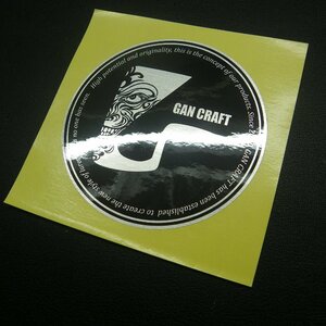 GAN CRAFT ガンクラフト ステッカー ※未使用在庫品 (8L0107) ※クリックポスト