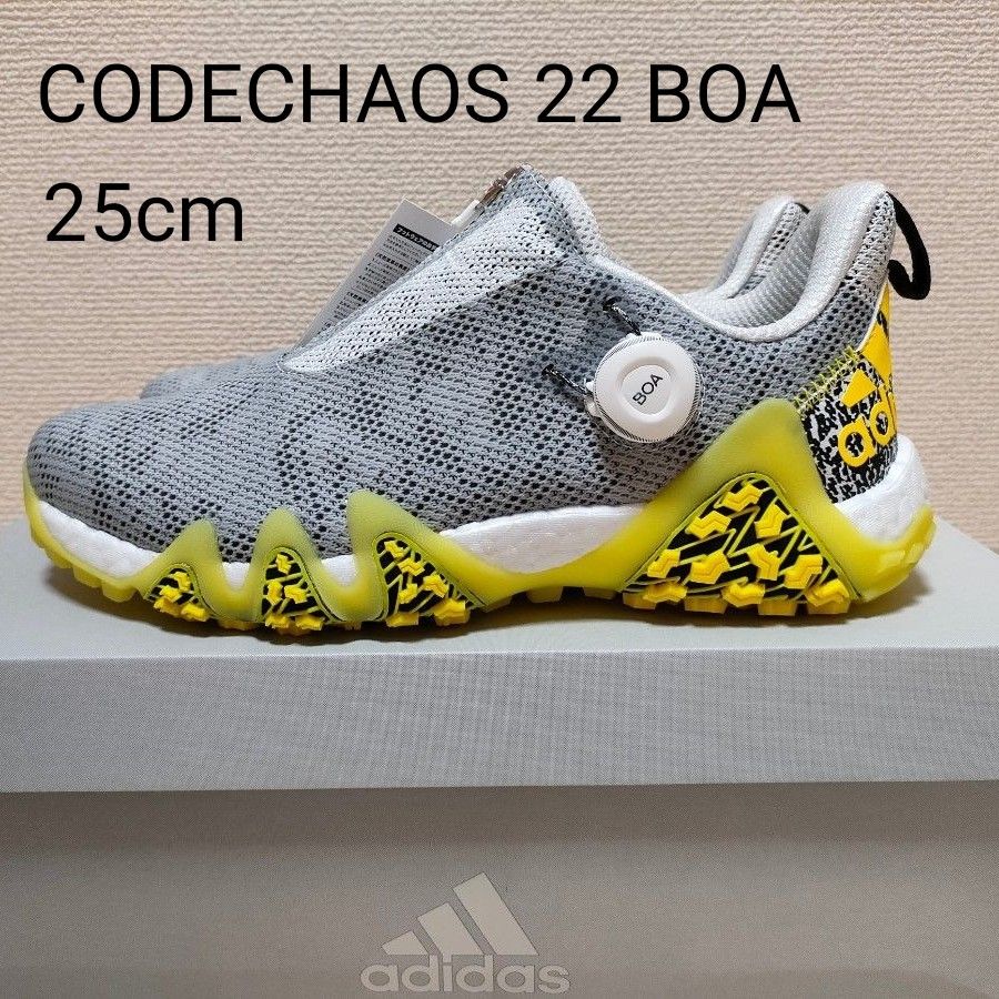 新品】ゴルフシューズ adidas コードカオス22 BOA GX0199 ホワイト 