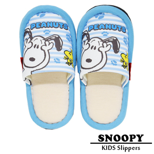  Snoopy Kids тапочки PEANUTS ребенок герой голубой 14cm 15cm 16cm