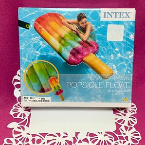 INTEX 浮き輪 空ビ　インテックス　浮き輪 フロート マット ポプシクルフロート