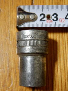 Best.Socket.Wrench 京都機械 ○京刻印 KTC誕生前のソケット 14㎜ 12角 差込角12.7㎜(1/2inch) 年代物