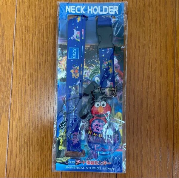 アート引越センター 非売品 エルモ ユニバ ネックホルダー ストラップ
