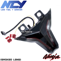 【正規品】NCY LEDウインカー内蔵LEDテール[スモークレンズ]Z400/Z1000/ニンジャ250/ninja250/ニンジャ400/ZX-6R/ZX-10R/ZX-10RR/ZX-10R SE_画像1